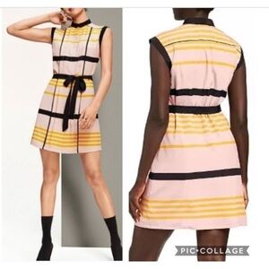 Jason Wu collared pleated mini dress size S Target